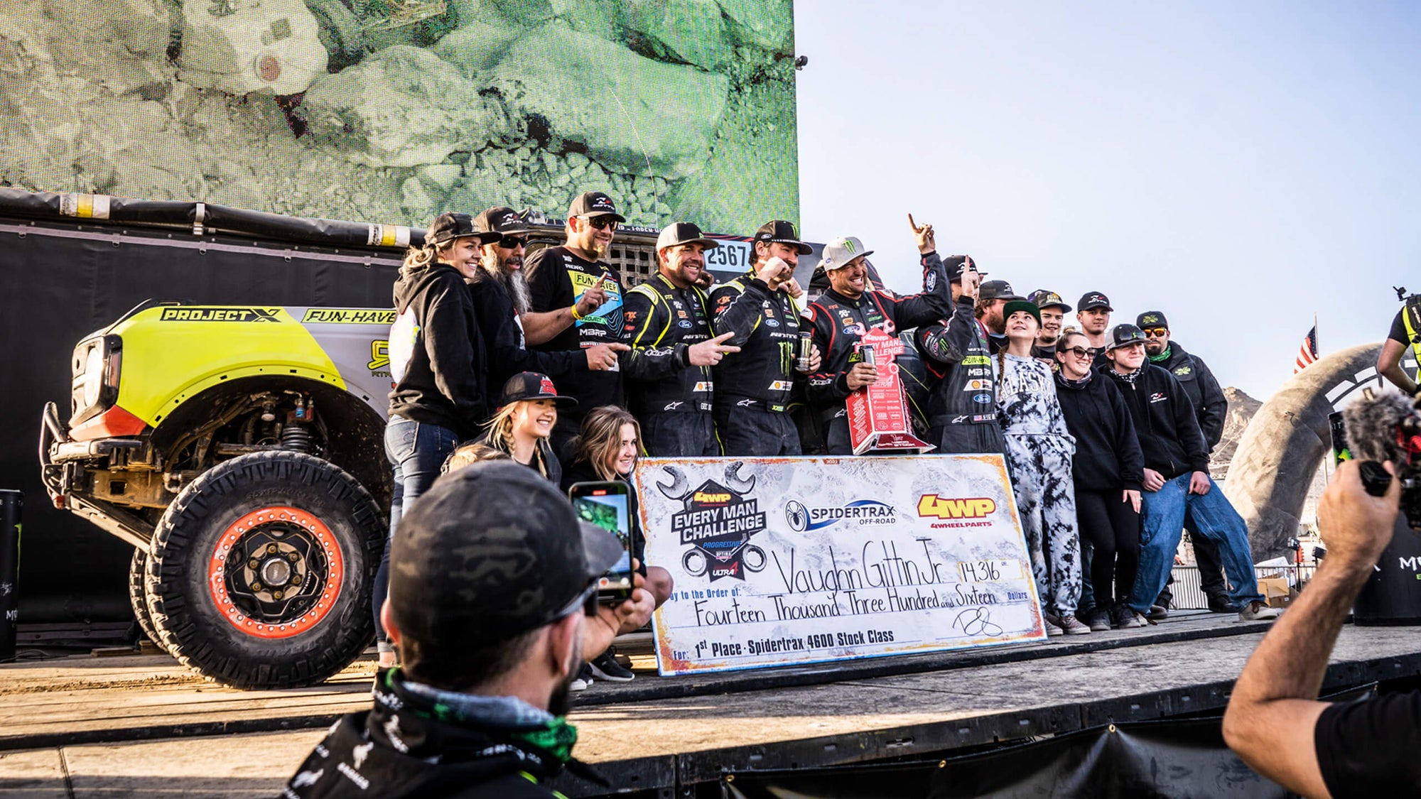 Team Fun Haver celebrating victory at King of the Hammers 2022