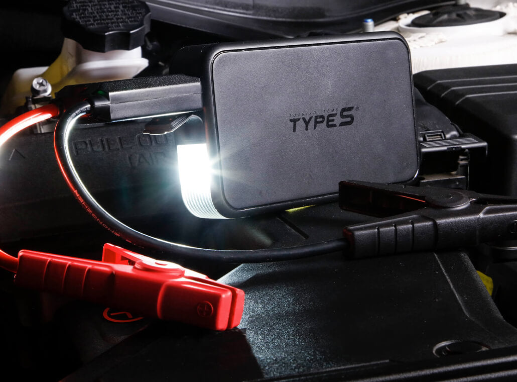 TYPE S 12V 6.0L Battery Jump Starter with JumpGuide™ and 8,000 mAh Power Bank
