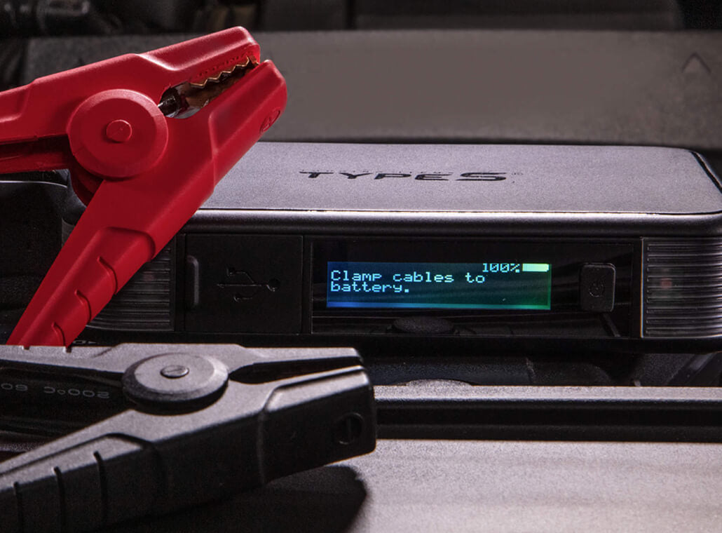 TYPE S 12V 6.0L Battery Jump Starter with JumpGuide™ and 8,000 mAh Power Bank