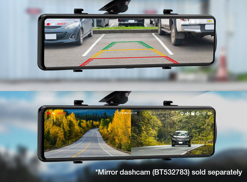 TYPE S 1080P Add-on Rear Camera for TYPE S Dashcams