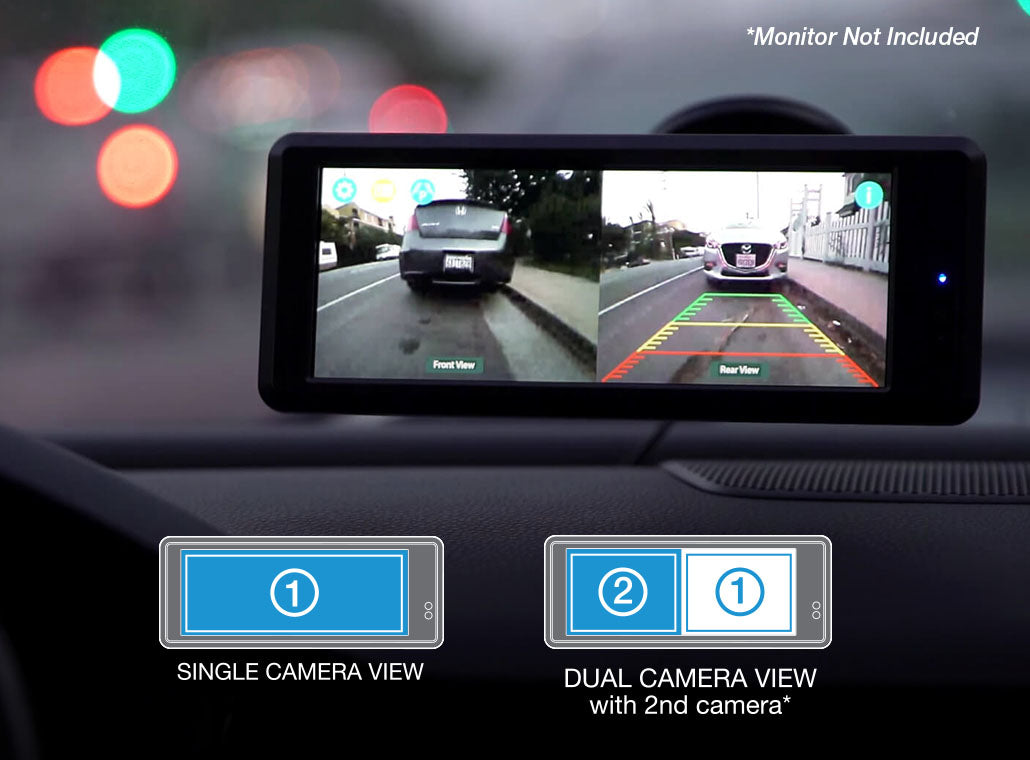 TYPE S Add-On Solar Powered Wireless Backup Camera