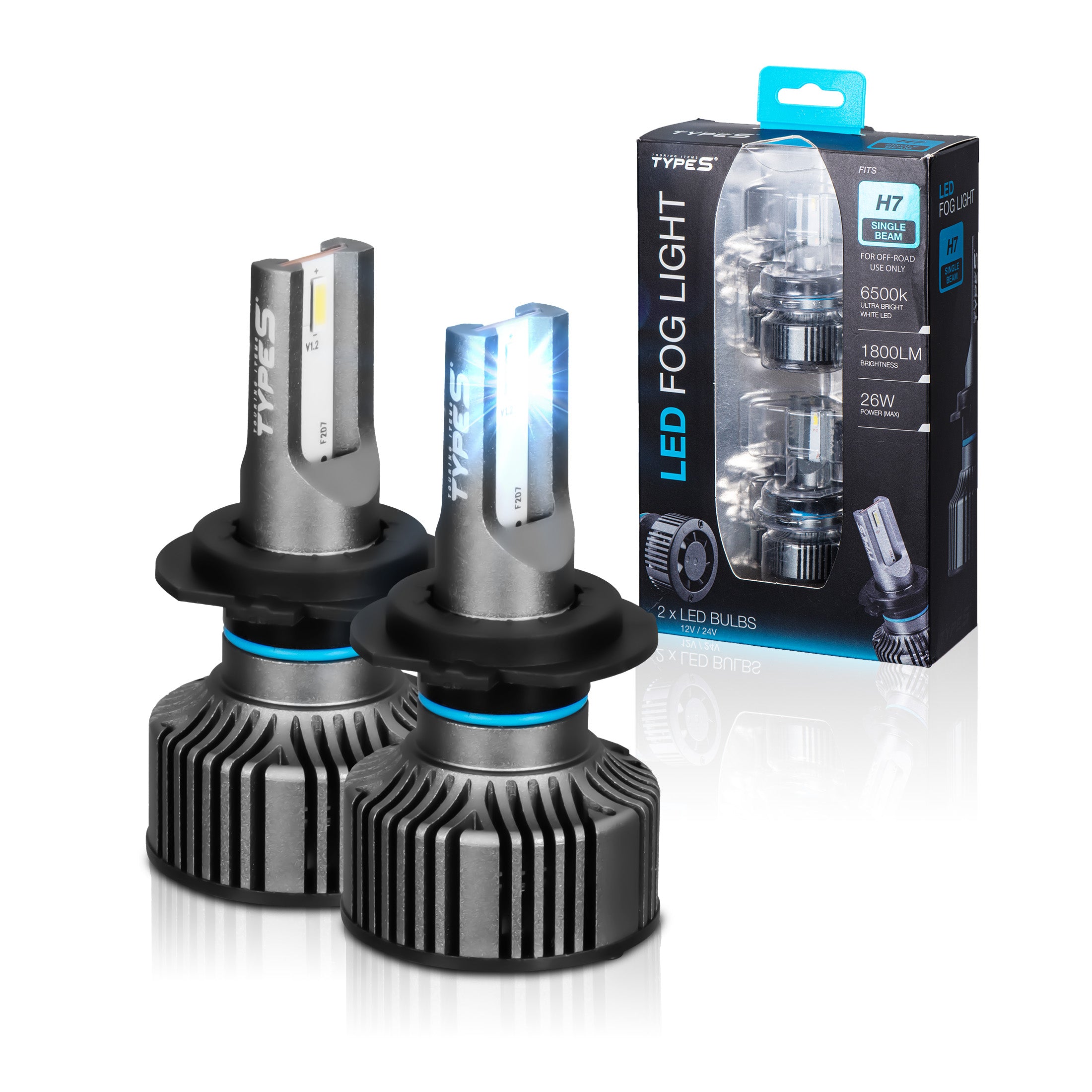 ULTRABRIGHT LED FOG LIGHT SET - H7