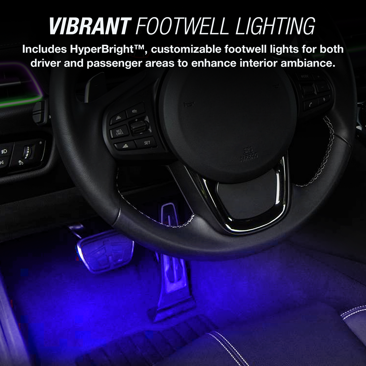TYPE S Formula DRIFT Pro Series PSL Smart Ultra-Slim LED GS Trim + Footwell Lighting Kit
