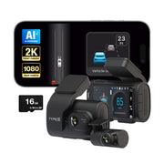 T200 PLUS Full-Coverage AI Dash Cam with AI-Powered Advanced Driver Assistance