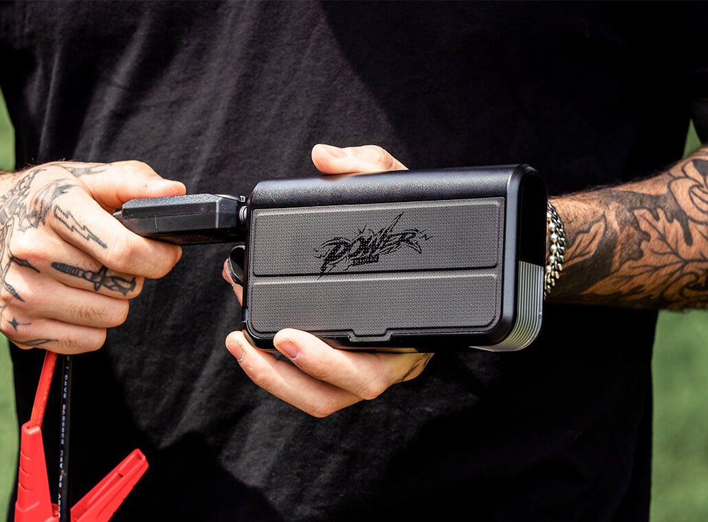 Mike Power 8000mAh Wireless Jump Starter with Built-in USB-C Cable