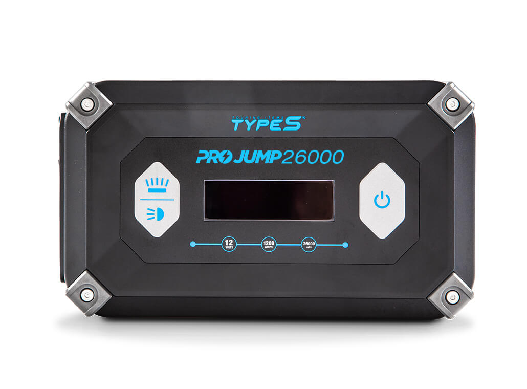 TYPE S 12V 9.0L ProJump™ Battery Jump Starter with JumpGuide™ and 26,000 mAh Power Bank