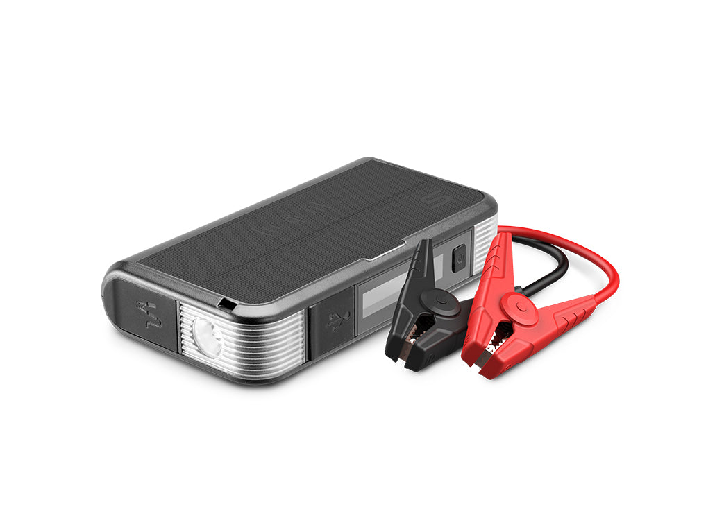 TYPE S 12V 6.0L Battery Jump Starter with Built-in USB-C Cable & LCD Display and 8,000mAh Qi Power Bank