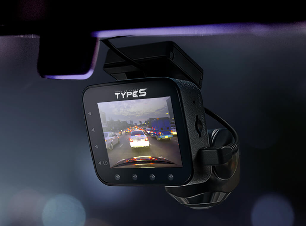 Type S P200 PRO Smart 360 Dashcam, 2K Resolution with VR Recording Mode, GPS and G-Sensor Built-in