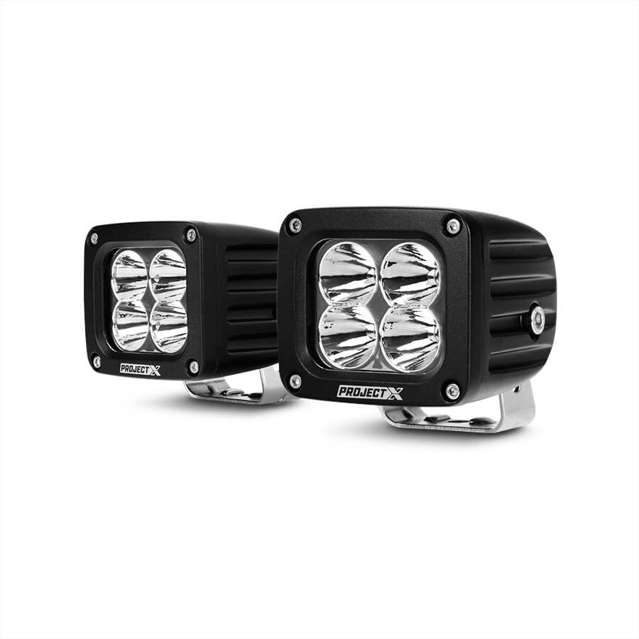 PROJECT X SERIES ONE PL.30W 3-INCH POD LIGHT - WHITE